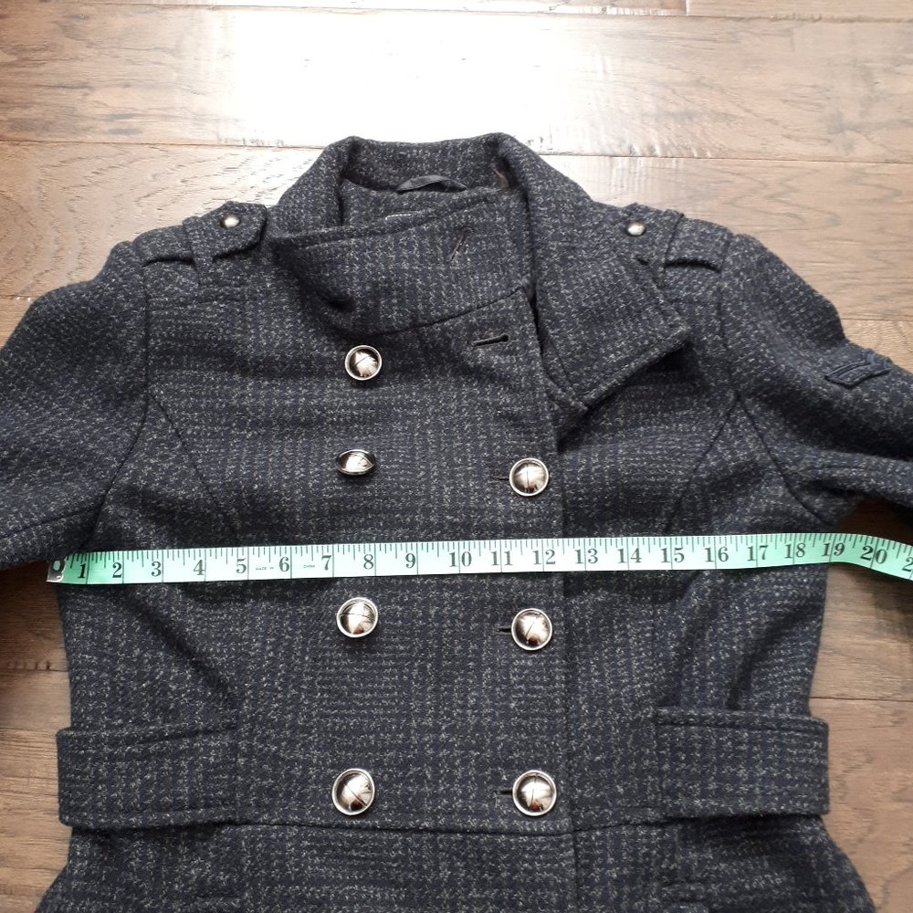 Buffalo Wool Blend Double Breasted Coat - Picture 11 of 13